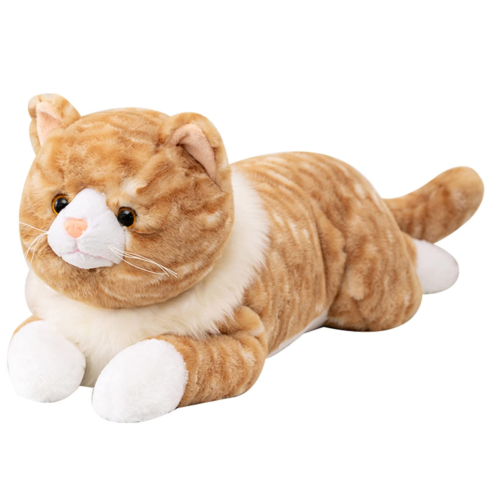 Fawowe cat weighted plush pillow full-body, ideal for comforting hugs and restful nights