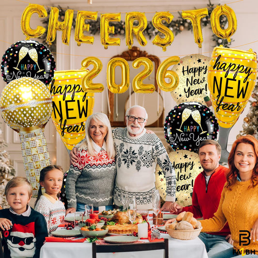 FazBh microphone foil balloon 21 inch adds stage flair for photo booths