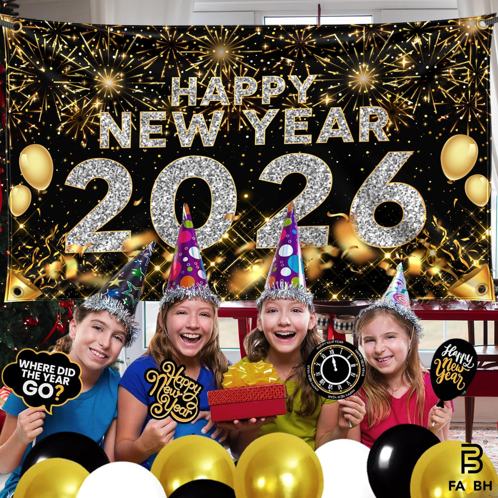 FazBh New Year Eve backdrop enhances event atmosphere and memories