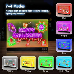 FAZHENWJ LED note board color modes to organize tasks with vivid cues