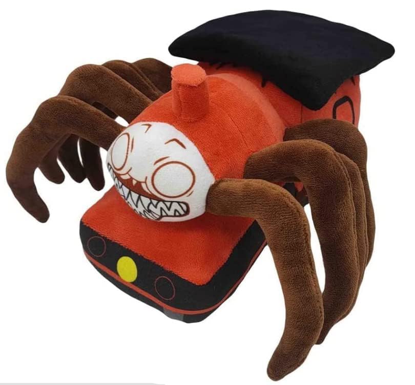 FBDCYIA Choo Choo Charles plush, 8.7 inch red style, ideal for imaginative play.