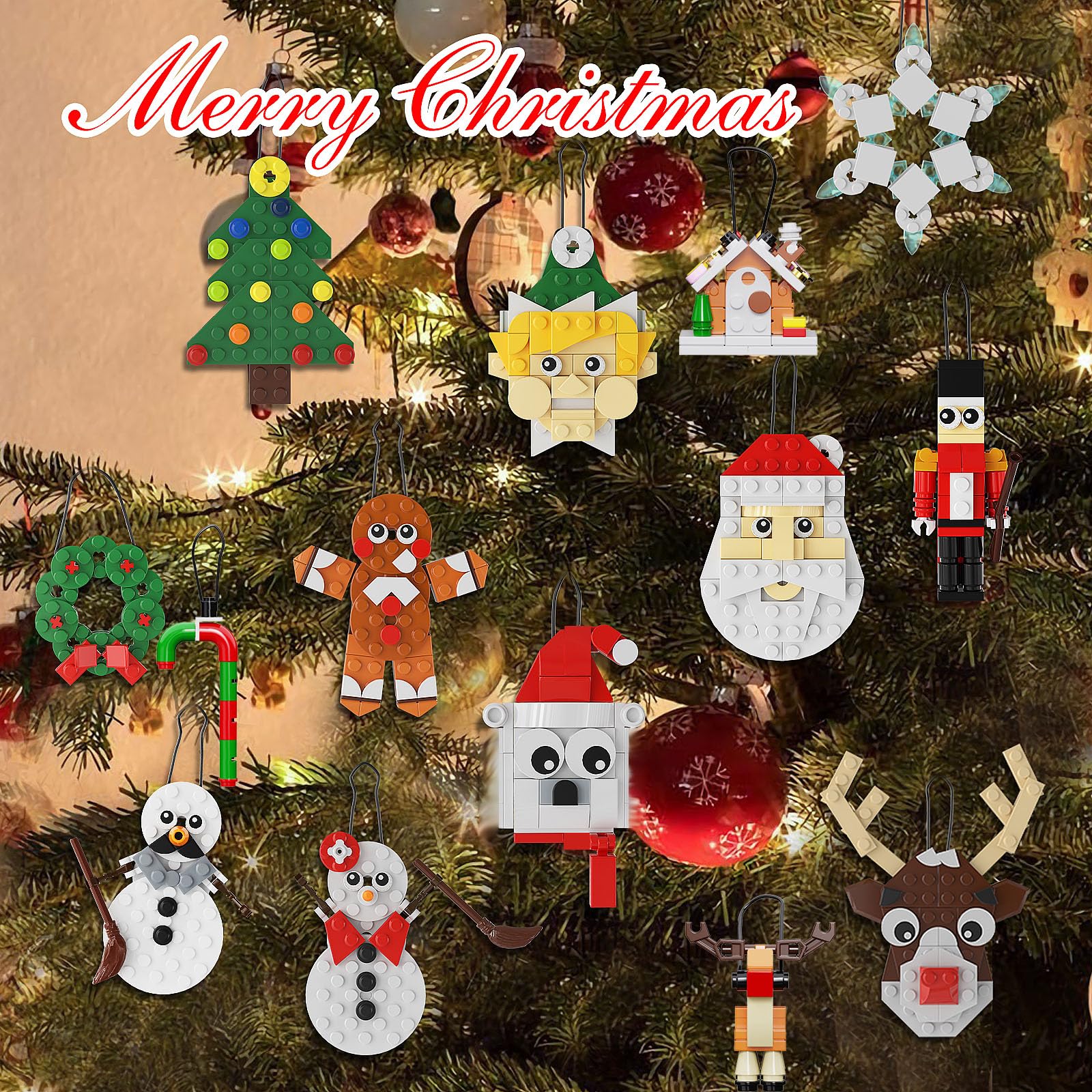 FCEYOUT 14-in-1 nutcracker soldier ornament for festive crafting sessions