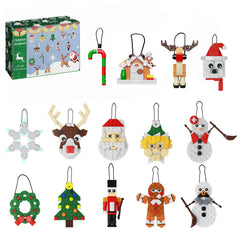 FCEYOUT 14-in-1 polar bear ornament for festive decor and family crafting