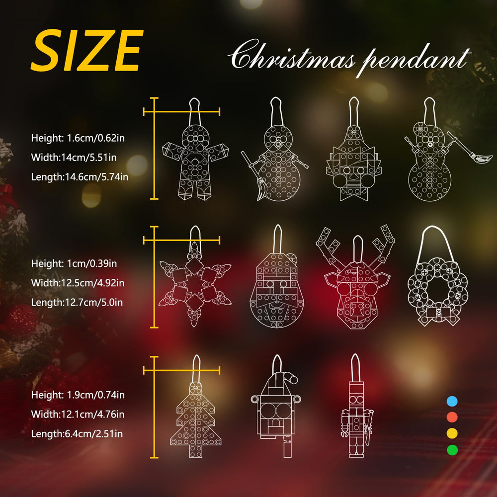 FCEYOUT 14-in-1 Santa ornament for joyful holiday display and gift ideas