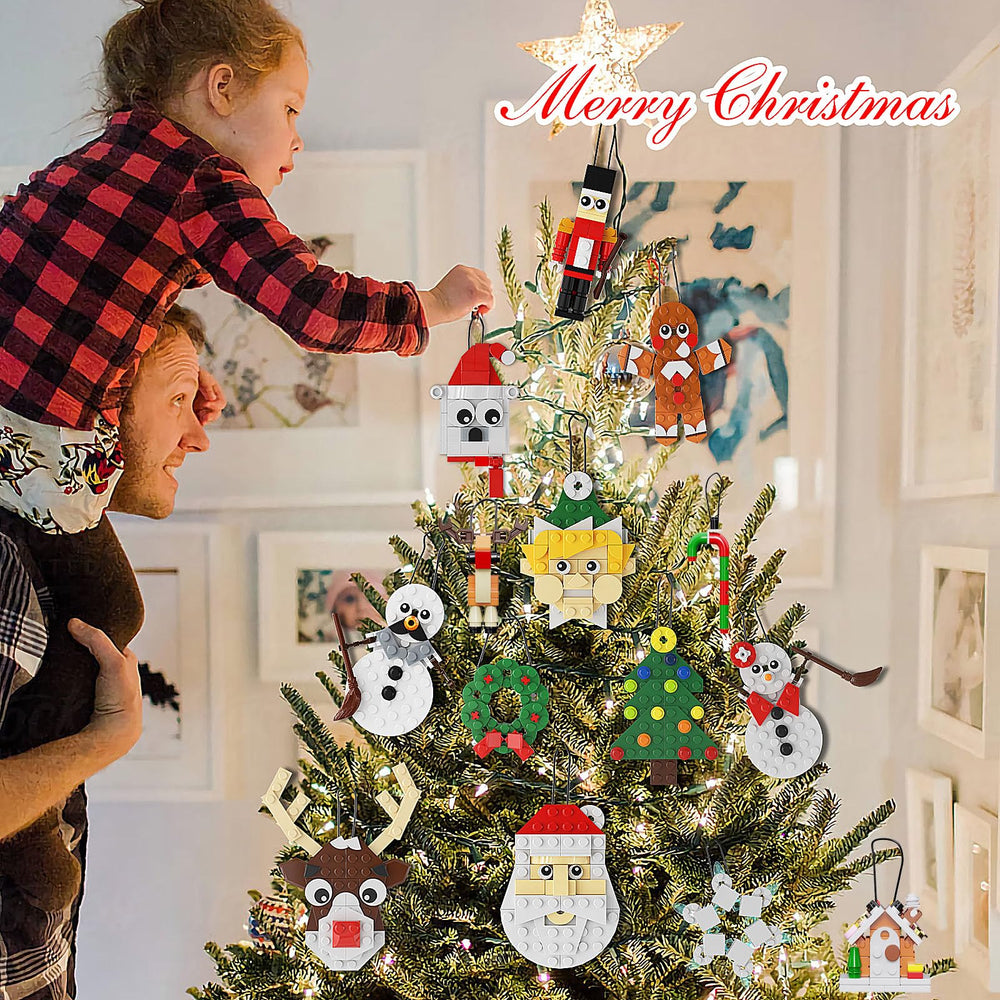 FCEYOUT 14-in-1 snowflake ornament for easy decoration and kids' creativity