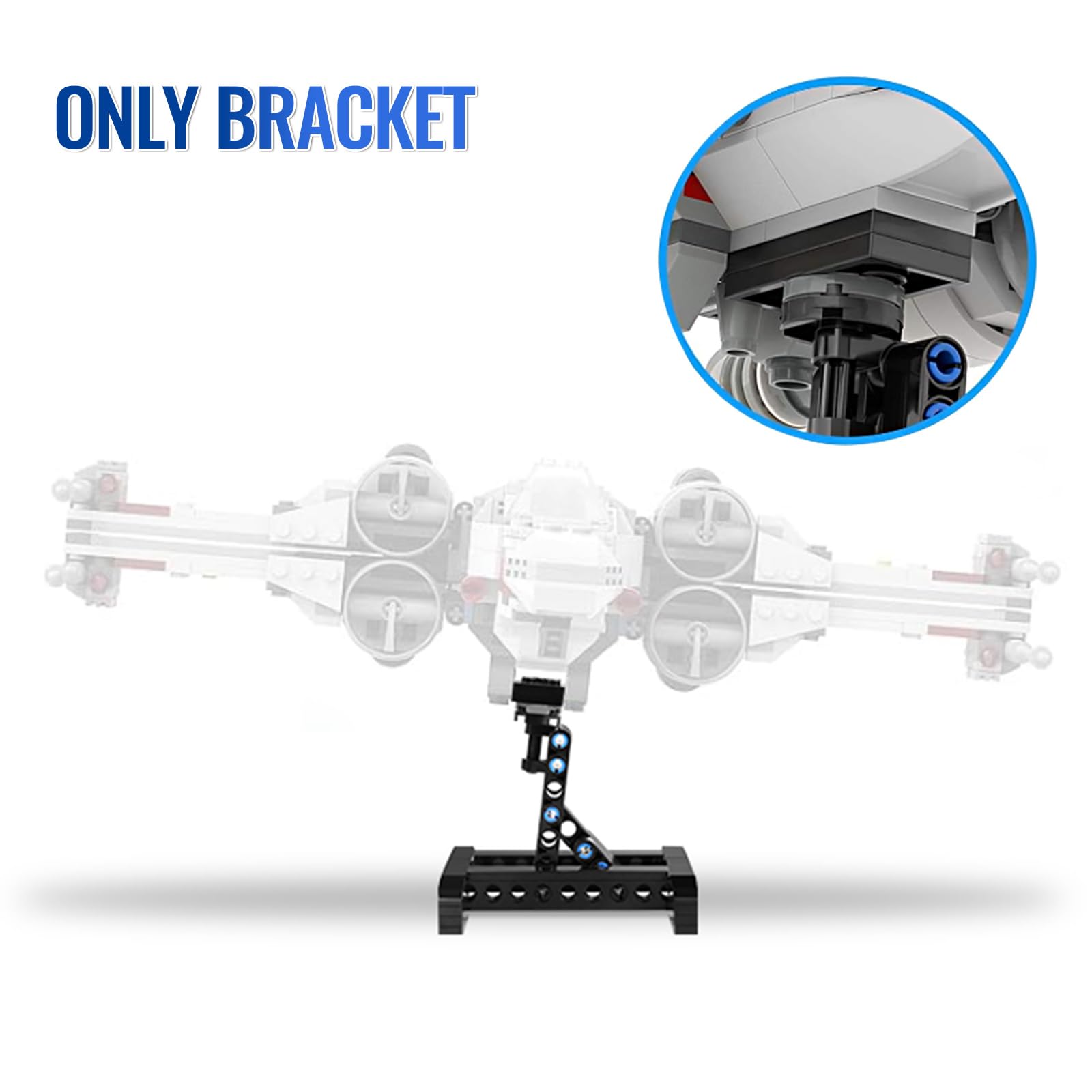 FCEYOUT adjustable angle bracket for Lego displays lets you customize viewing angles.