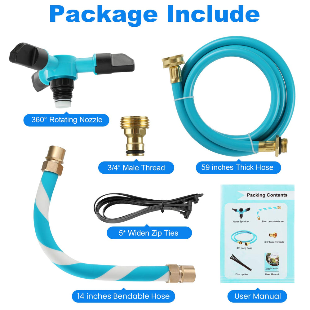 FCLLD sprinkler adjustable flow creates customizable water effects