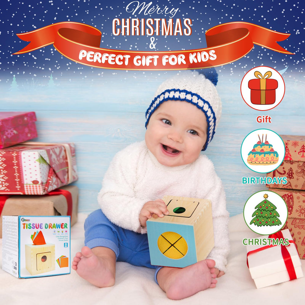 FCSONU tissue box toy ideal baby gift for birthdays