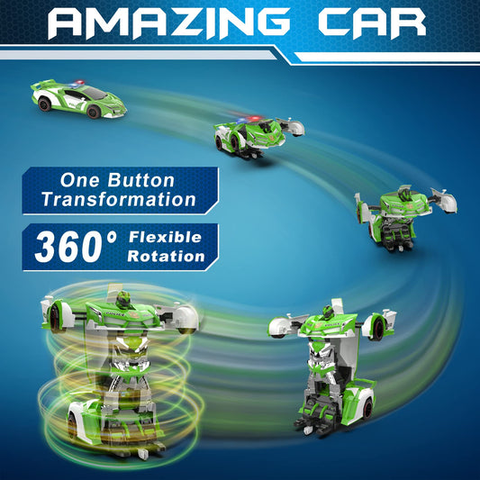 FDJ RC car morphs into robot mode for seamless play transitions.