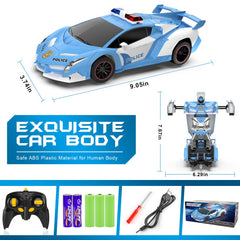 FDJ transforming police car box packaging makes a great gift