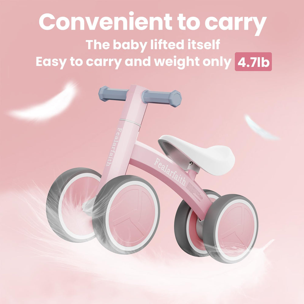 Fealarfaith safety features with enclosed wheels protecting little feet