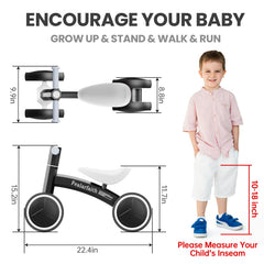Fealarfaith balance bike helps toddlers build balance and coordination.