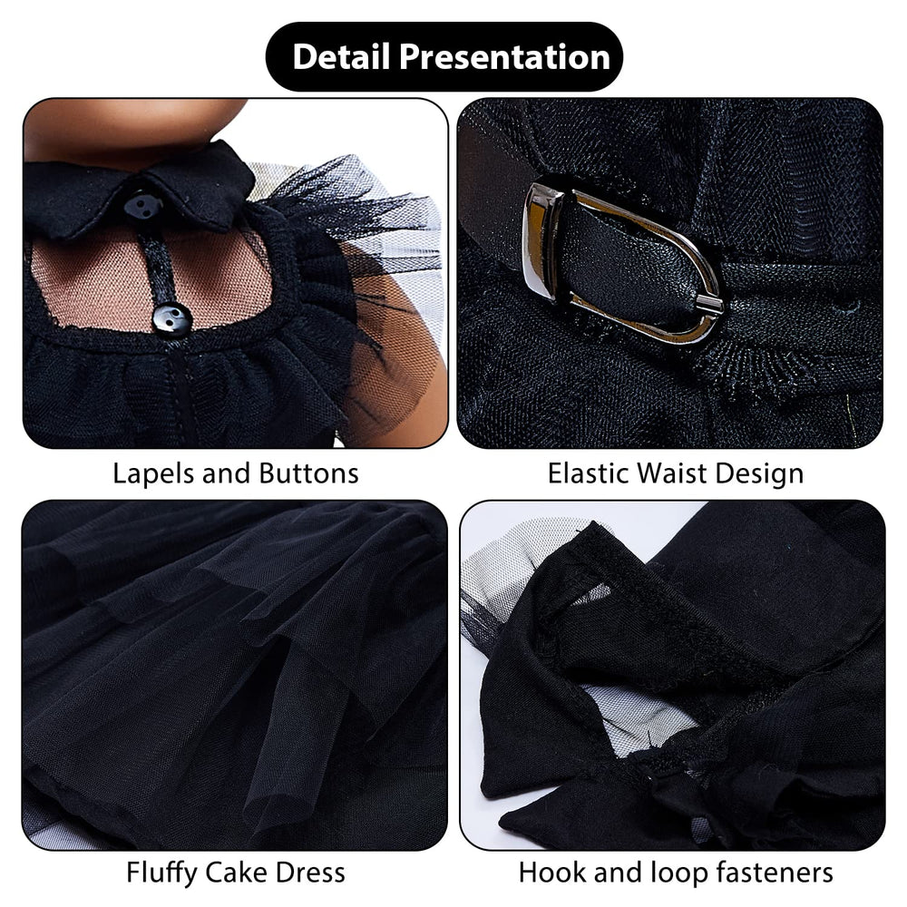 FEAYEA 18-inch doll belt set defines the waist for a polished look.