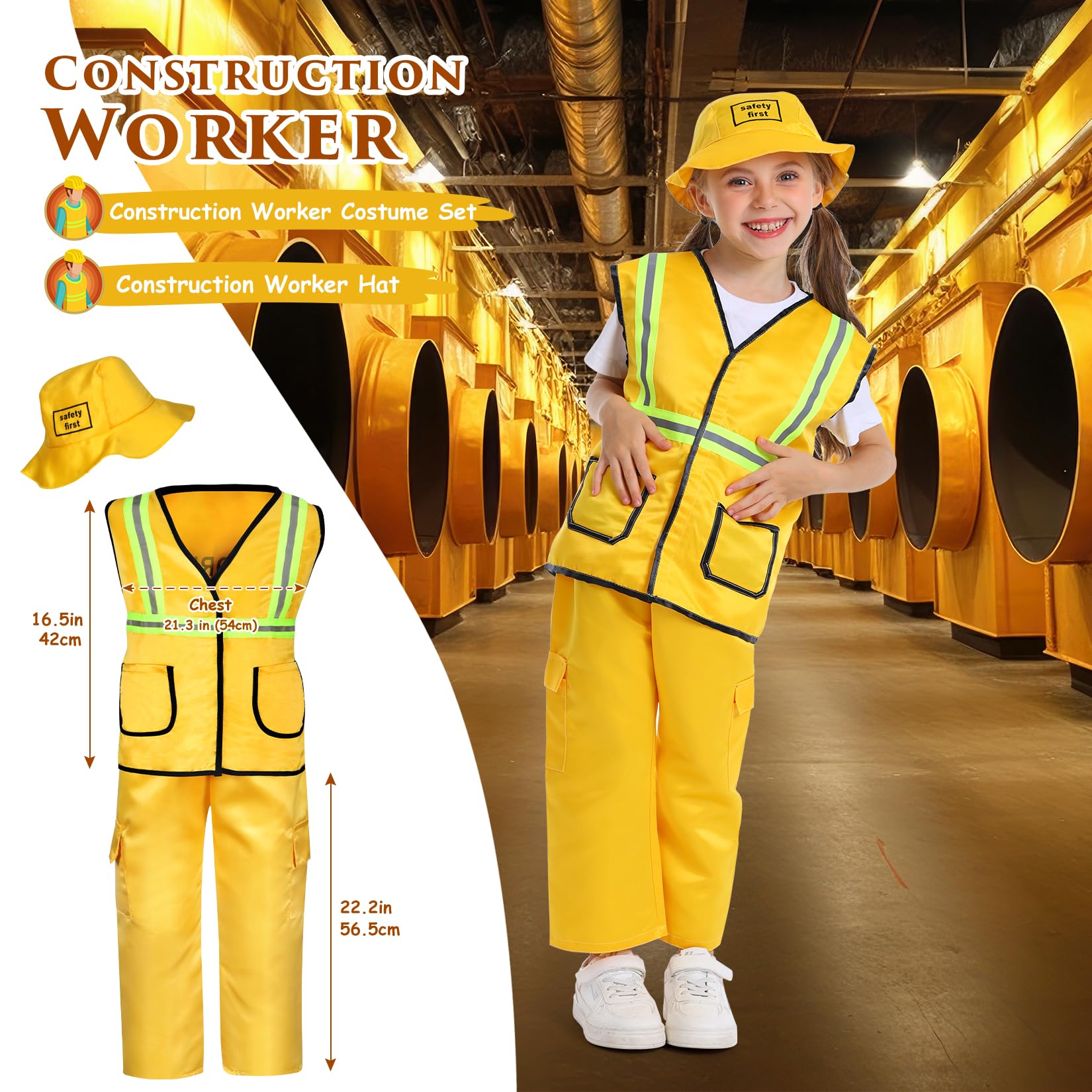 Fedio 14Pcs Toddler Dress Up Set elastic waistbands enable easy dressing and independent play