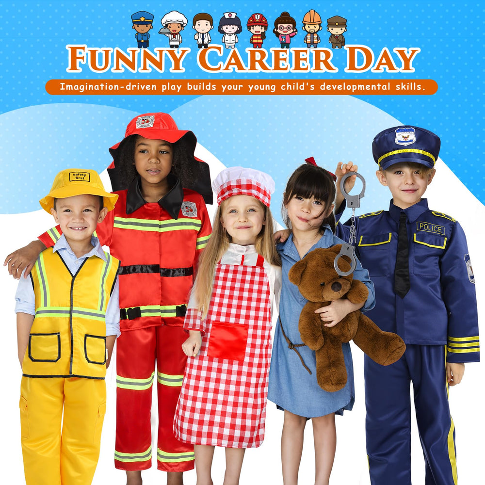 Fedio 14Pcs Toddler Dress Up Set ideal gift for Christmas birthdays and classroom activities