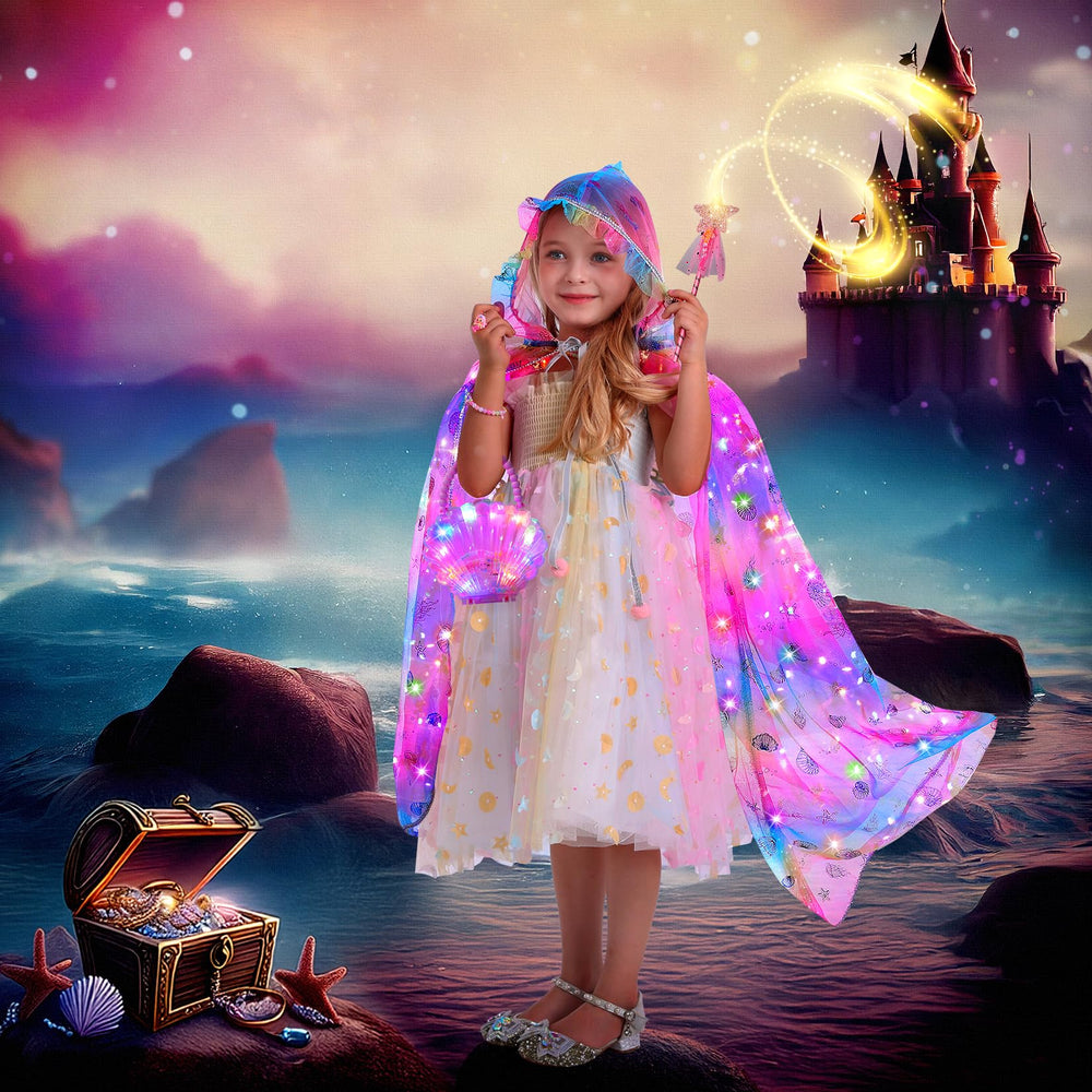Fedio Mermaid light up headband with glow modes adds sparkle