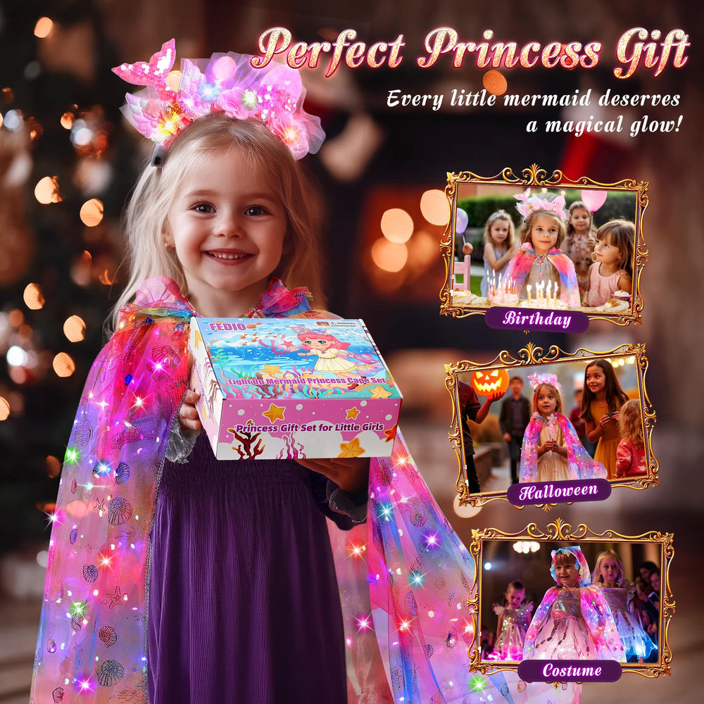 Fedio Mermaid imaginative play set encourages creative storytelling