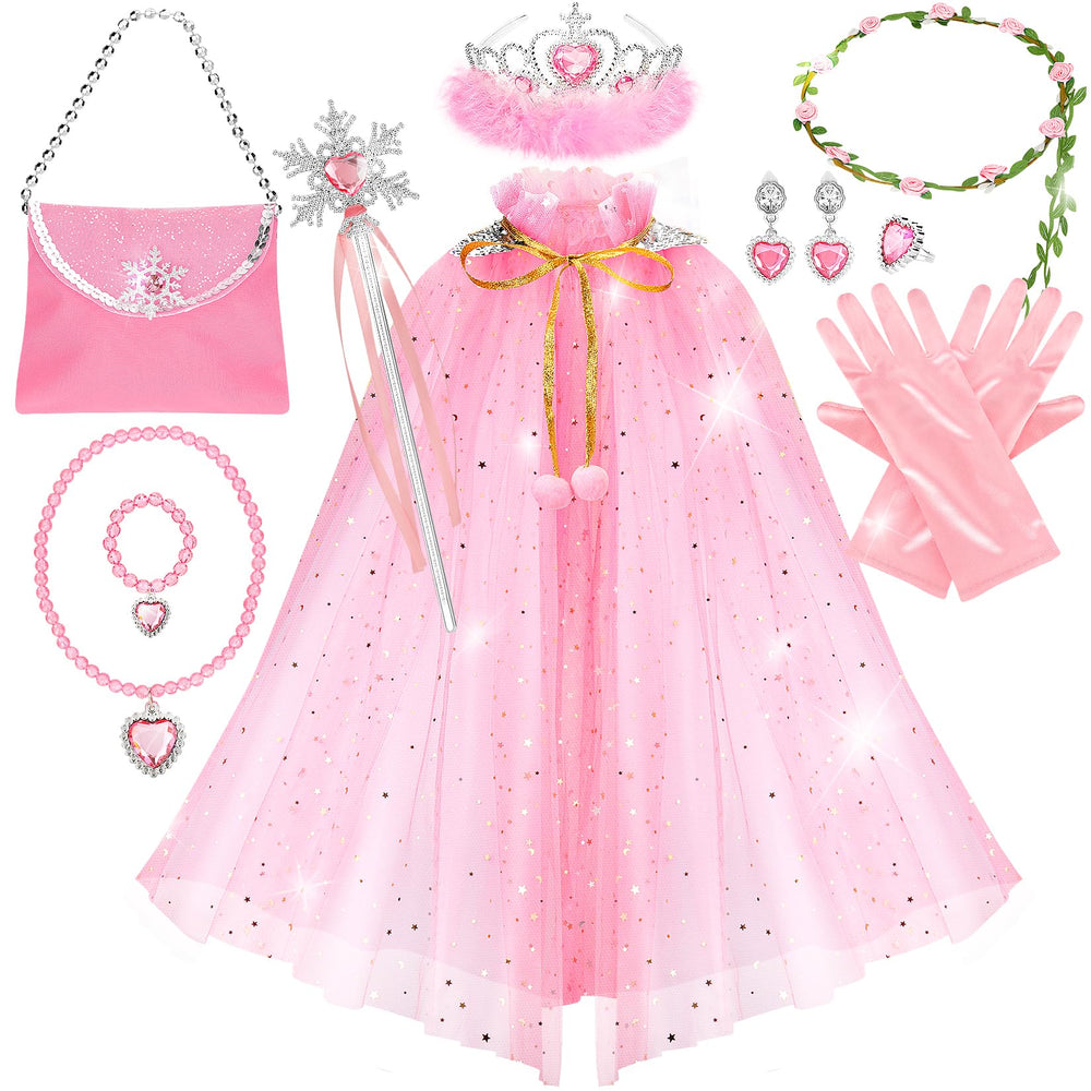Fedio Princess Cape Set box packaging for neat storage and gift-ready presentation.