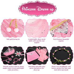 Fedio princess crown tiara featuring elegant design for pretend play.