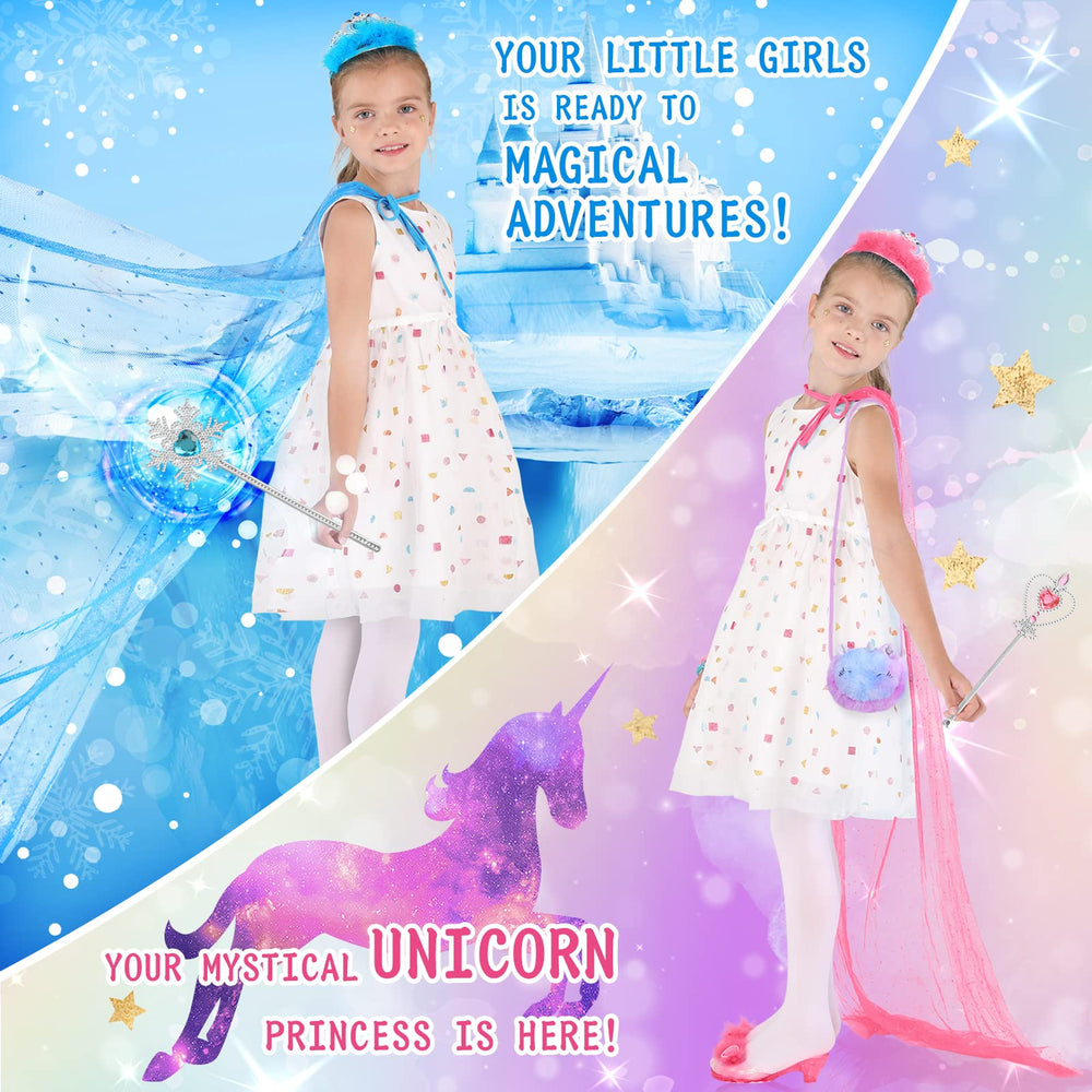 Fedio Princess Dress Up Shoes Set Pair 3 offers durable heel and non slip features