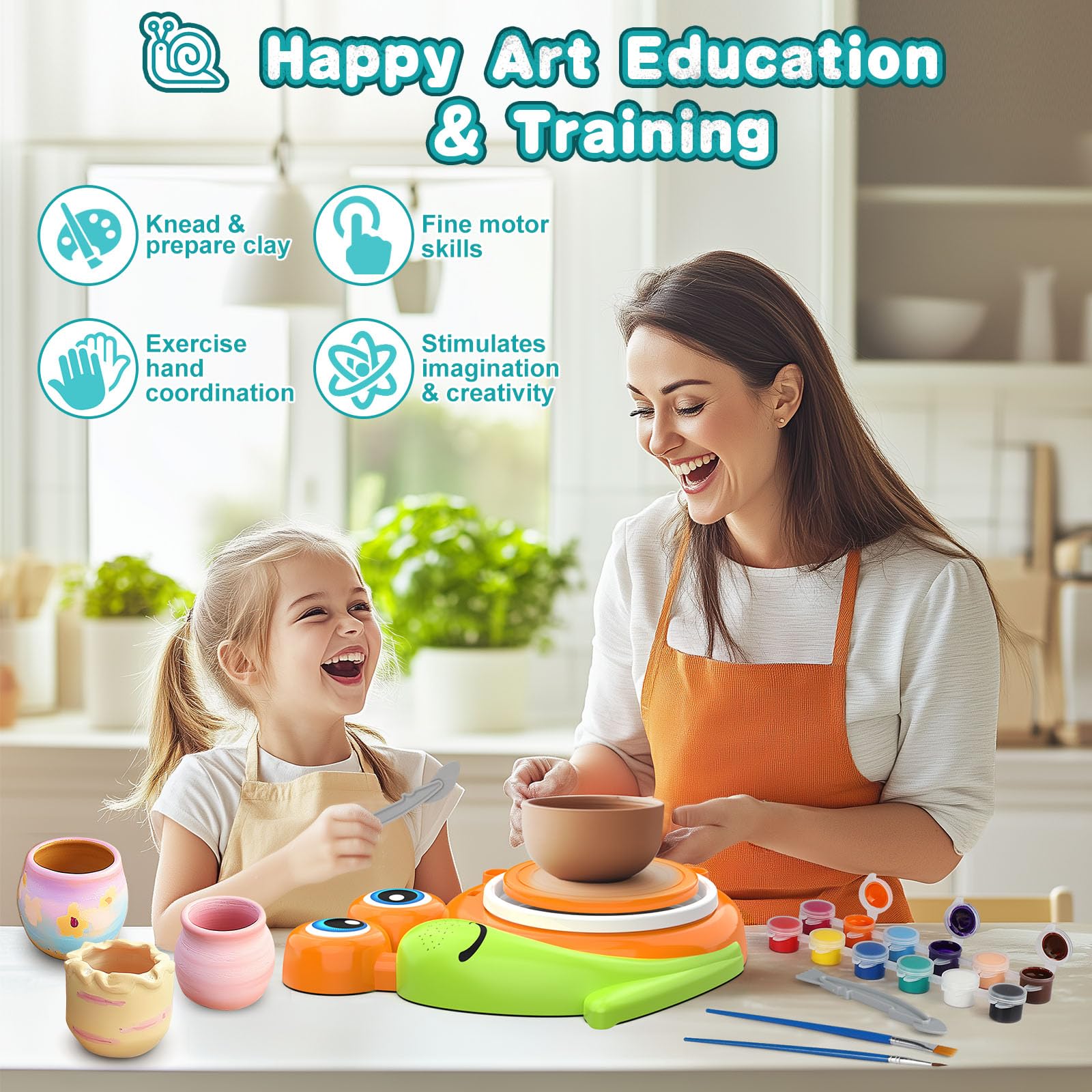 Fedonak water tray keeps crafting sessions tidy and simple to clean.