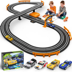 Fedonak straight track section for two-player racing with smooth connections