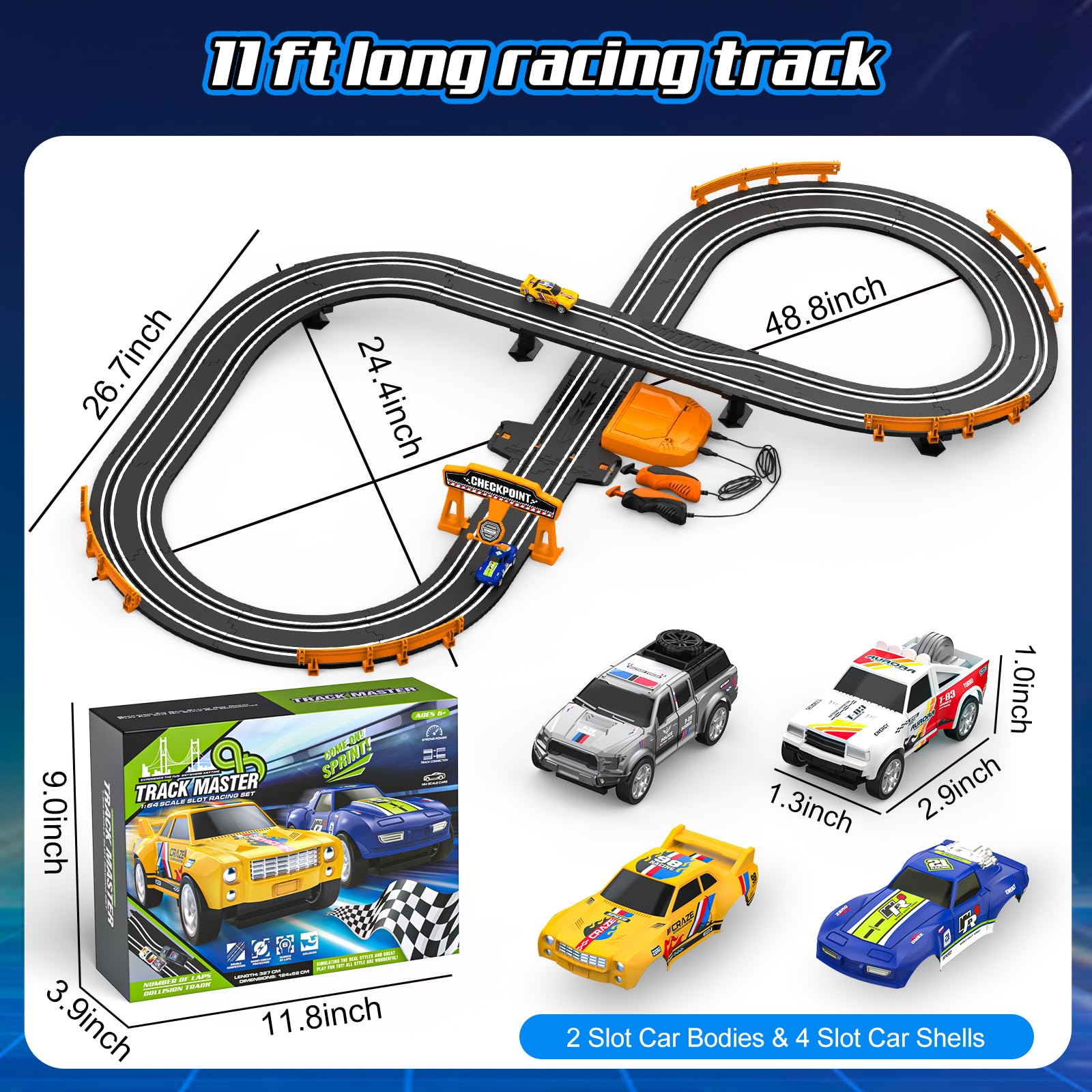 Fedonak included two cars for immediate two-player action