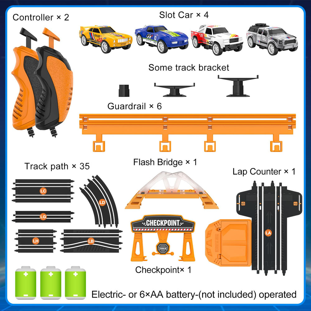 Fedonak slot track assembly parts show easy setup and secure connections.