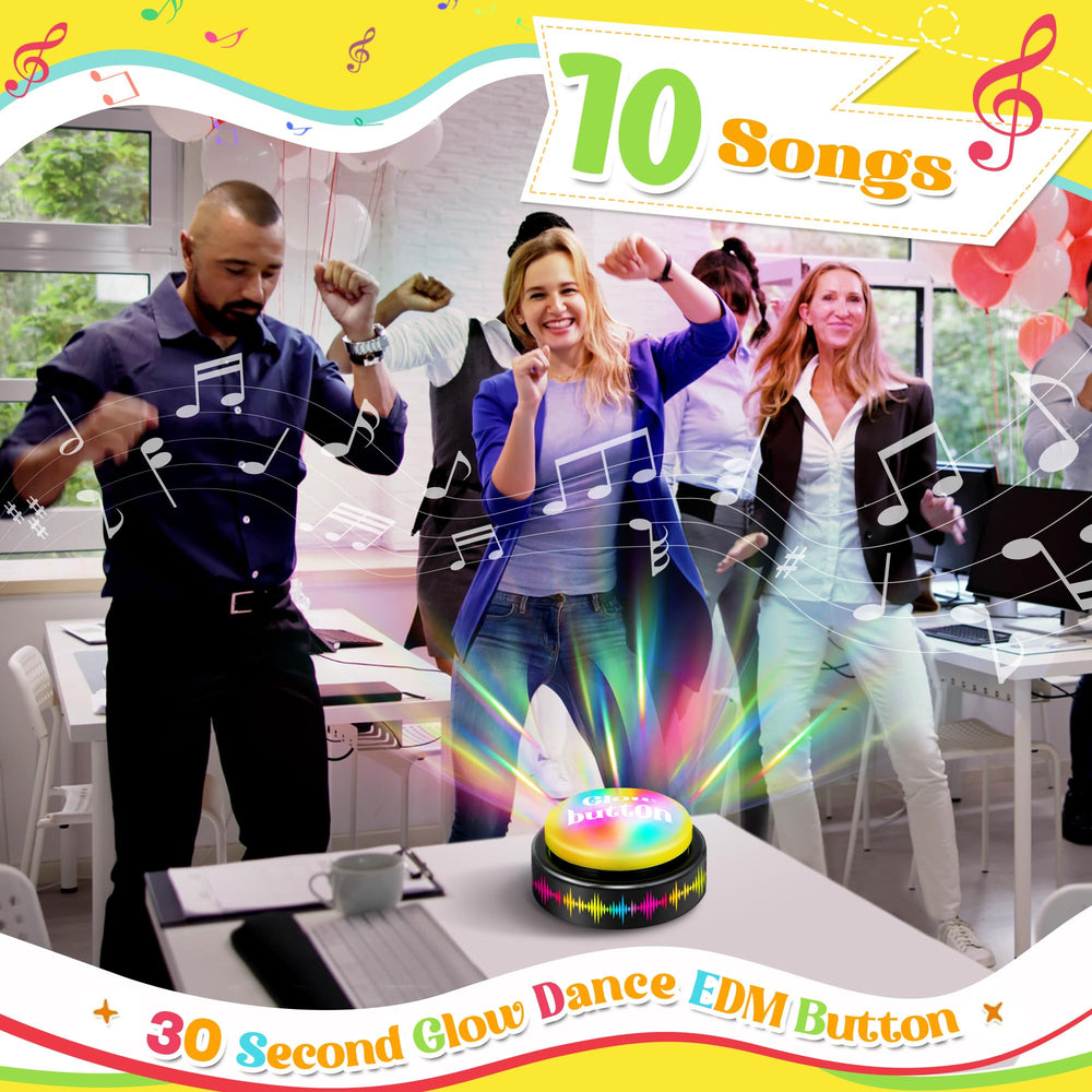 Feekoon Dance Party Button lights pulse to the beat for a dynamic classroom moment