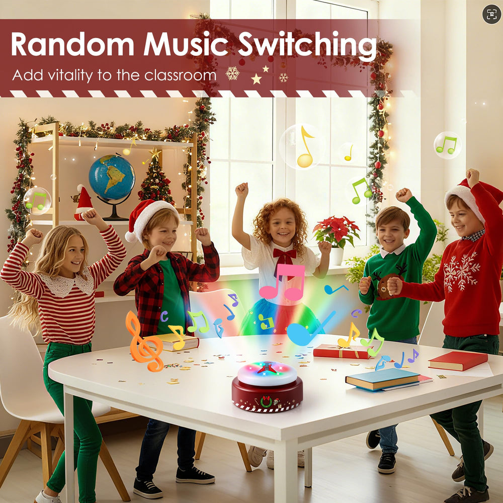 Feekoon Dance Party Button is compact and portable for on-the-go fun.