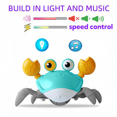 FEELGUY dancing crab toy supports tummy time and early crawling