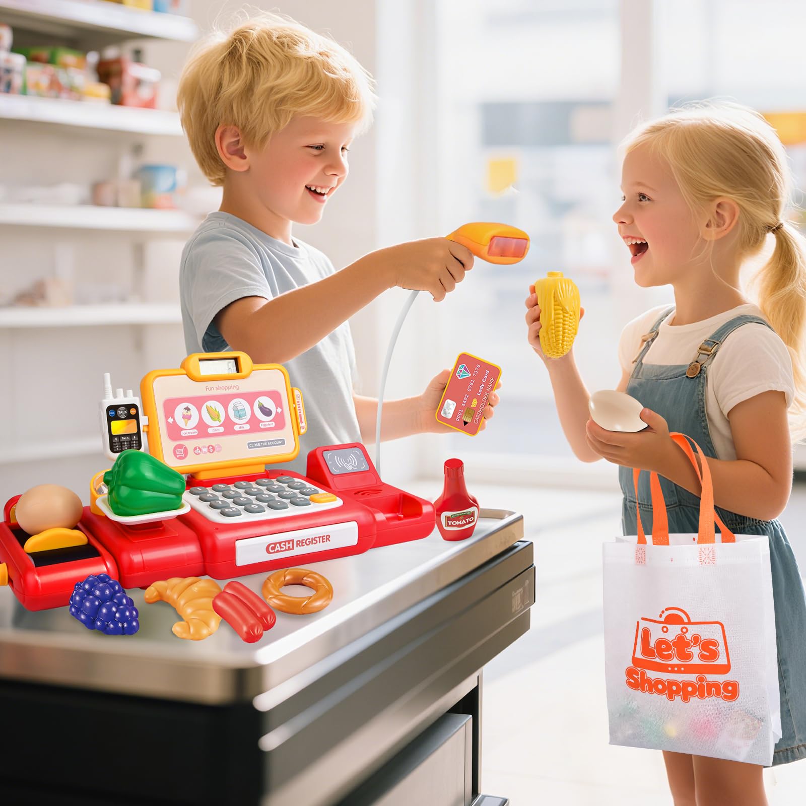 Fegalop conveyor belt feature mimics a smooth checkout flow during play