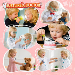 Fegalop doctor kit storage drawer keeps pieces organized during play