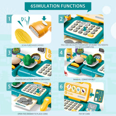 Fegalop play food assortment of fruits and vegetables inspires sorting and early math skills.