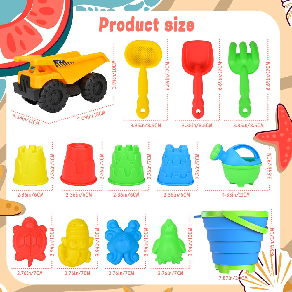 Fegalop sand molds and animal shapes for imaginative beach builds
