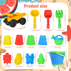 Fegalop sand molds and animal shapes for imaginative beach builds