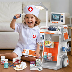Fegalop Storage Compartment keeps tools organized after playtime.