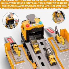 FEIDAMA race-track trucks invite cooperative play and speed practice.