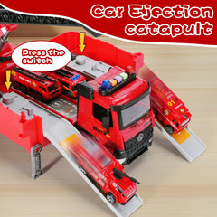 FEIDAMA extendable 180-degree ladder supports reach for high pretend rescues.