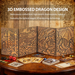 FEIDIAO DND screen pockets hold A4 NPC sheets neatly