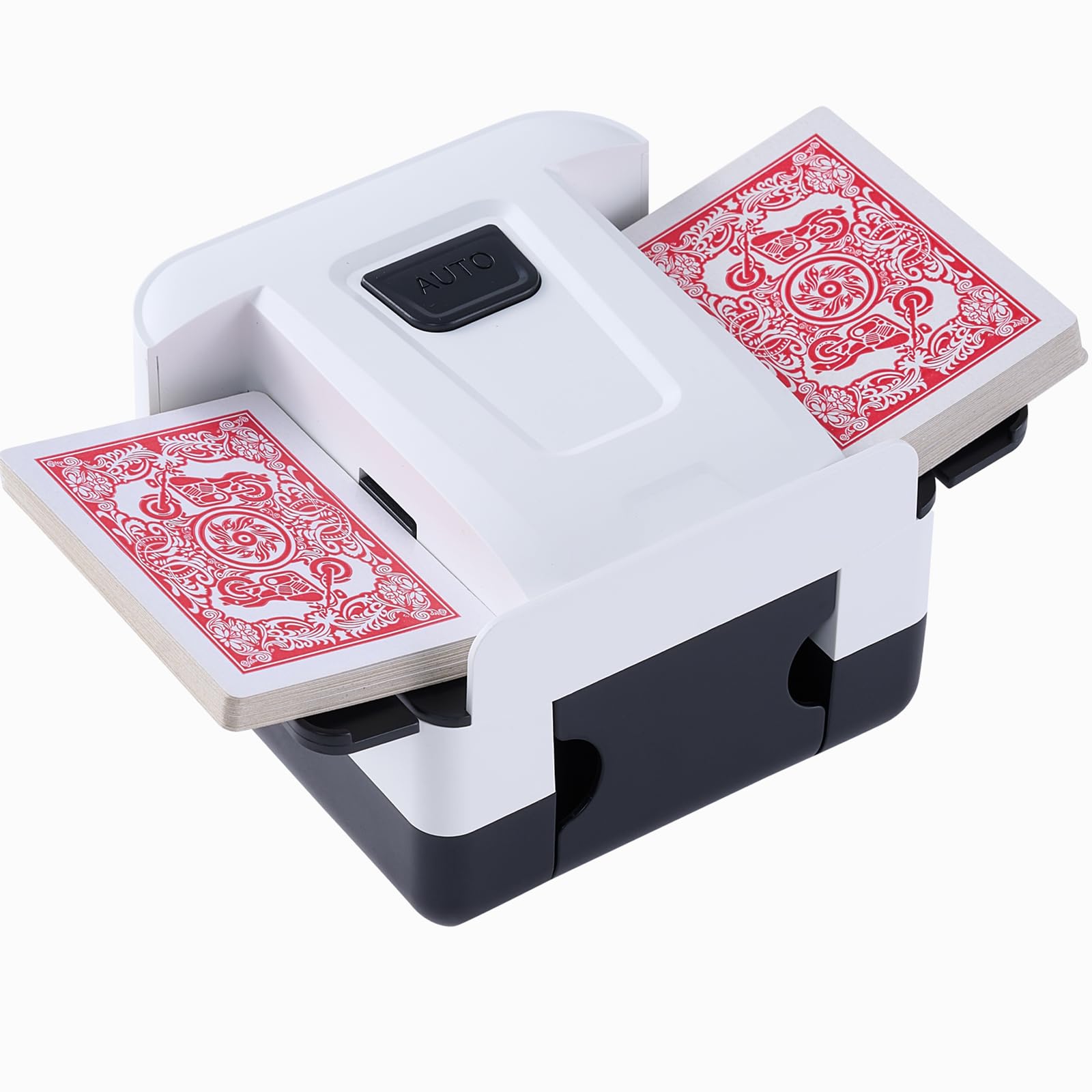FEIERYA rechargeable shuffler includes USB cable for cordless use
