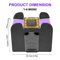 Compact FEIERYA shuffler suitable for home gaming and travel