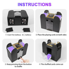 Standard card size compatibility covering Bicycle and Brybelly Elite