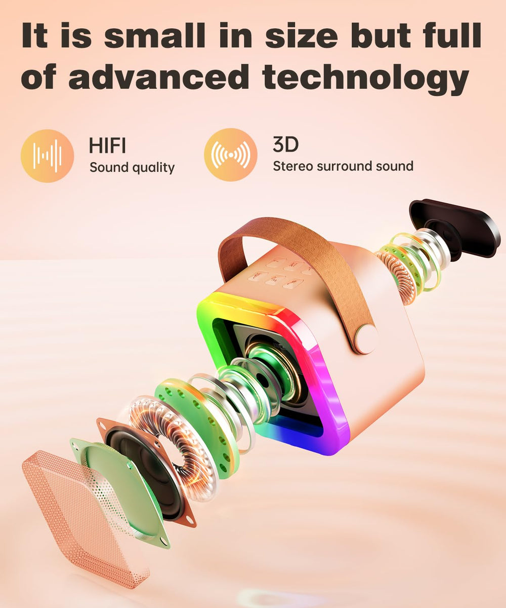 Feix g mini karaoke Bluetooth 5.0 connectivity for quick pairing.