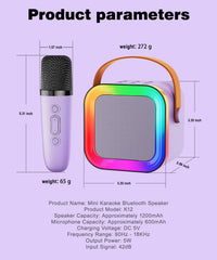 Feix g mini karaoke long battery life for hours of singing.