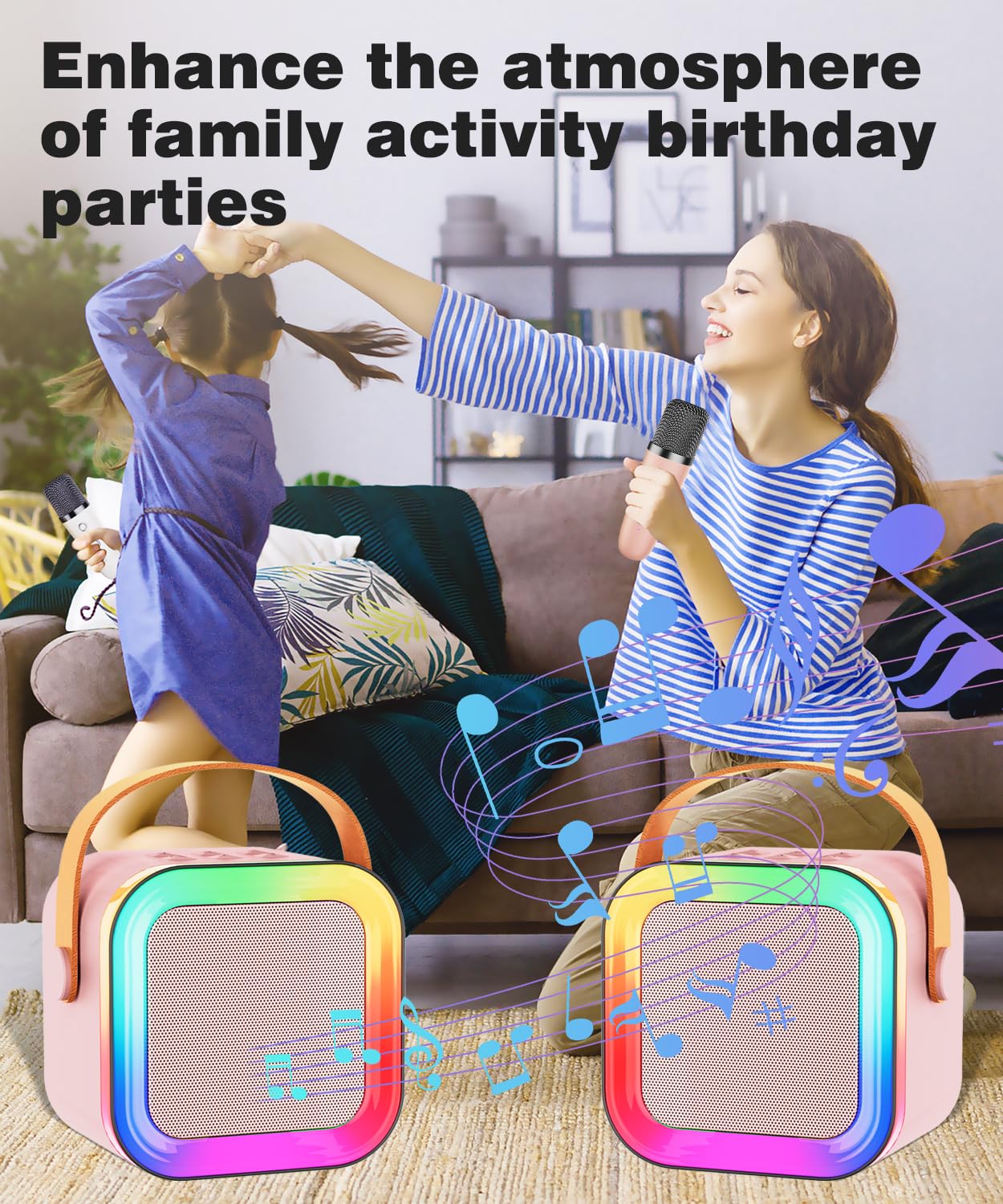 Feix g mini karaoke portable design easy to carry.