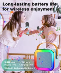 Feix g mini karaoke blue Bluetooth connection provides quick wireless pairing.