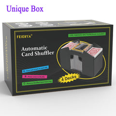 FEIERYA shuffler compact dimensions fit small tables.