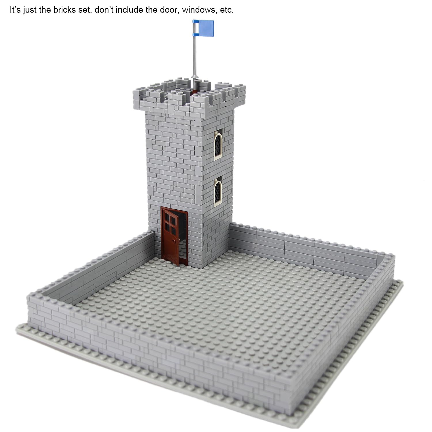 Feleph 1x3 bricks (28 pcs) add varied heights to models.