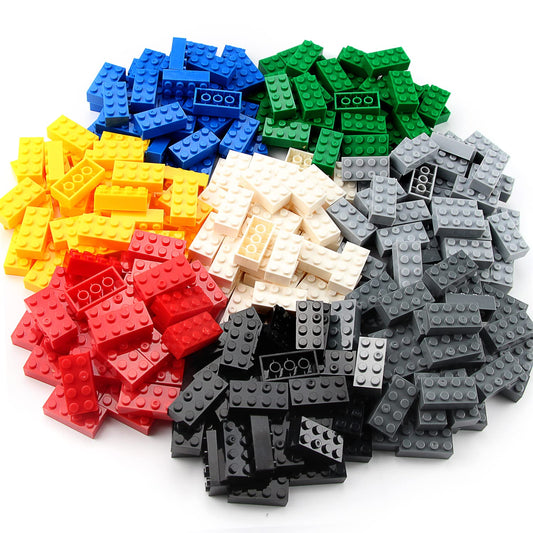 Feleph 2x4 bricks closeup of vibrant studs for durable building